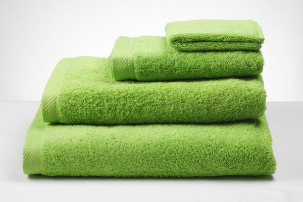TUTEXTILHOGAR Toallas 100% Algodón Verde Algodón Rizo Americano 500 Gramos – Juego Completo Baño (Tocador, Lavabo, Ducha y Sábana) - Serie Palace