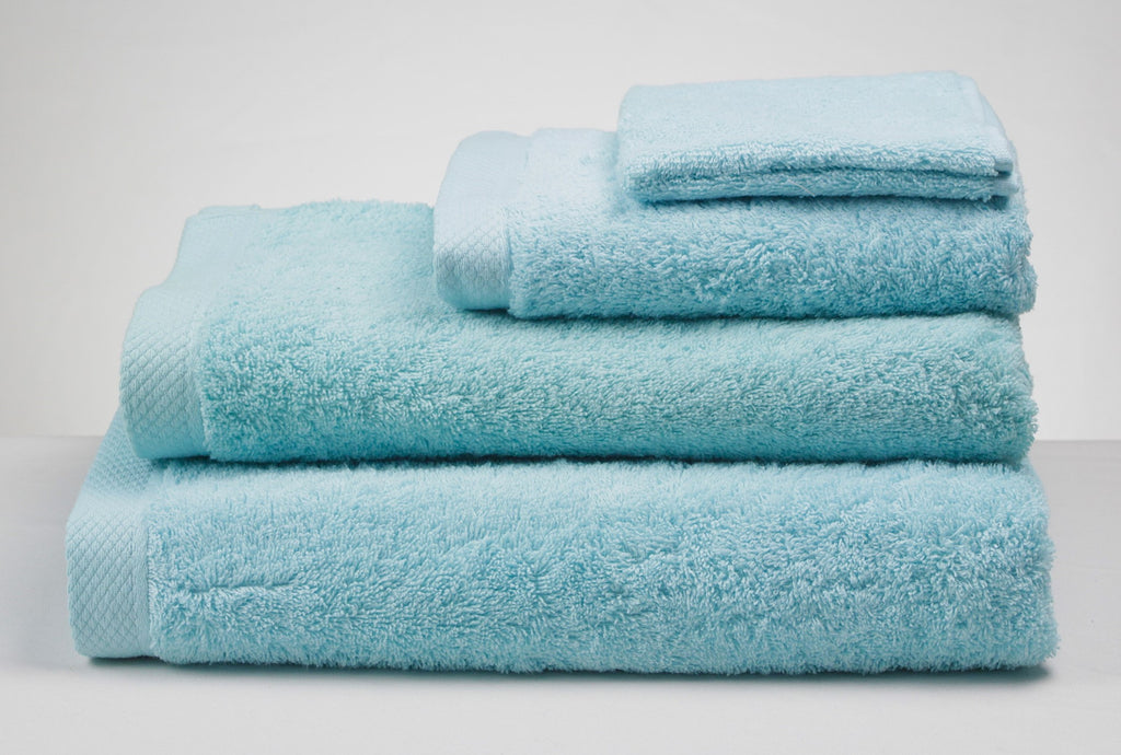 Toallas 100% Algodón Turquesa Rizo Americano 500 Gramos – Juego Completo Baño (Tocador, Lavabo, Ducha y Sábana) - Serie Palace