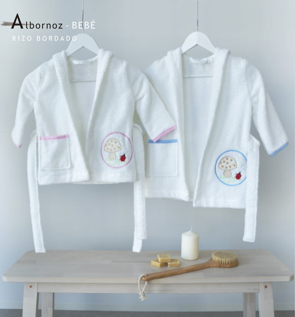 Albornoz infantil ARTICO Rizo Basic - Niños - Luna Textil